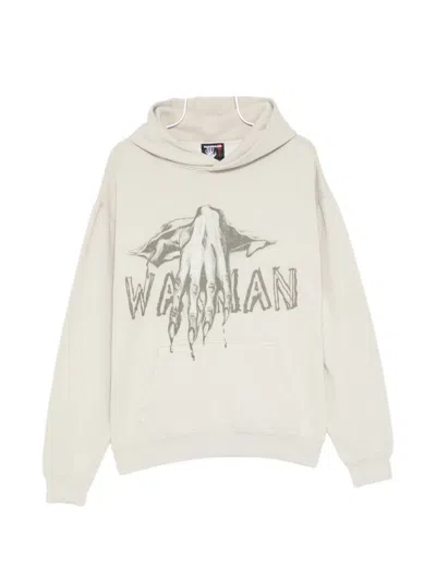Warman Logo-print Hoodie In Neutral