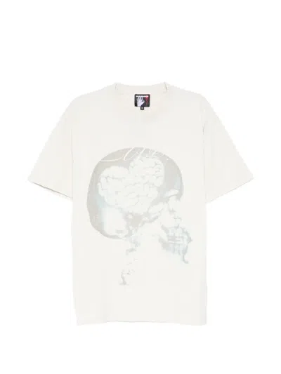 Warman Skull-print T-shirt In White