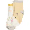 Warmies Calico Cat Crew Sock Set In Multi Color