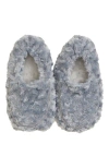 Warmies Curly Plush Slippers In Gray