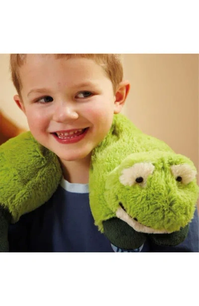 Warmies Frog Plush Neck Wrap In Transparent