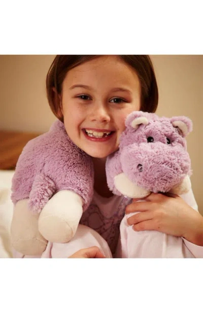 Warmies Hippo Plush Neck Wrap In Transparent