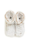 Warmies Marshmallow Plush Booties In Marshmallow Beige