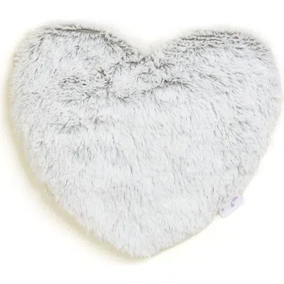 Warmies Marshmallow Plush Heart In Light Gray