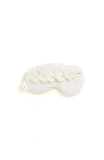 Warmies Plush Eye Mask In Light Beige