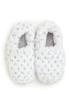 Warmies Plush Slippers In Snowy Dots