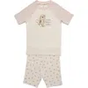 Warmies Puppy Shorties Pj Set In Neutral
