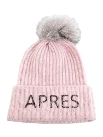 Pre-owned Warm-me Cashmere Beanie In Pink