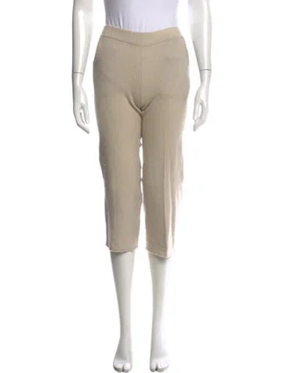 Pre-owned Warm-me Cashmere Straight Leg Pants In Neutral