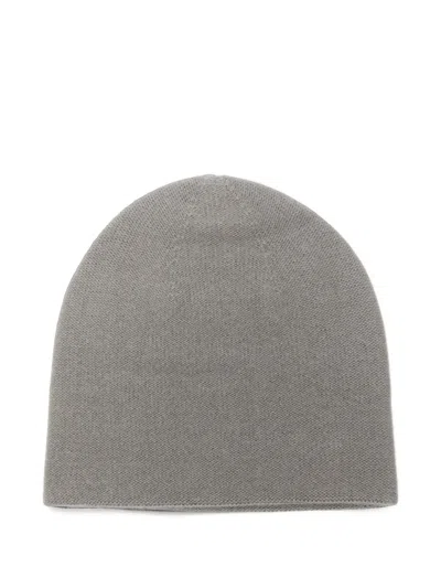 Warm-me Simplex Fine-knit Beanie Hat In Gray