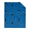 Warner Bros Batman Baby Blanket In Blue