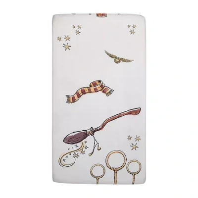 Warner Bros Harry Potter Crib Sheet In White