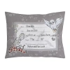 Warner Bros Newborn Keepsake Harry Potter Rectangular Throw Pillow In Gray