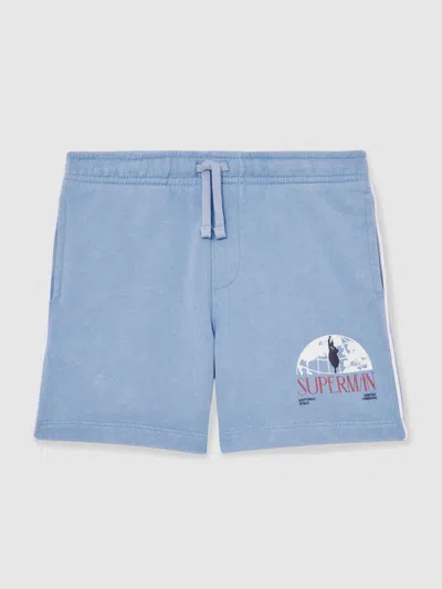 WARNER BROS | SUPERMAN LOGO-PRINT SHORTS