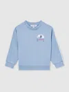 Warner Bros Superman | Logo Print Sweatshirt In Blue