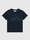 Warner Bros Superman | Raglan Logo T-shirt In Blue
