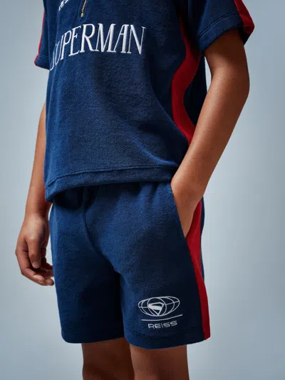 Warner Bros | Superman Towelling Shorts In Blue