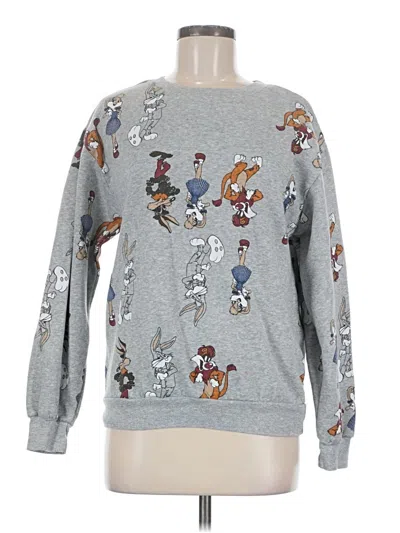 Pre-owned Warner Bros Sweatshirt In Gray