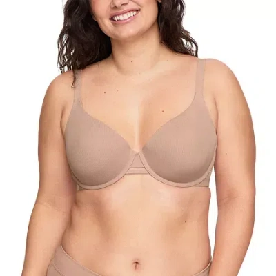Warner's Cloud 9 Lift Underwire Full Coverage Bra Wrw253pu09 In Brown