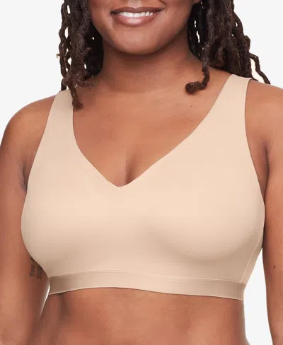 Warner's Warners Cloud 9 Super Soft, Smooth Invisible Look Wireless Lightly Lined Comfort Bra Rm1041a In Butterscotch