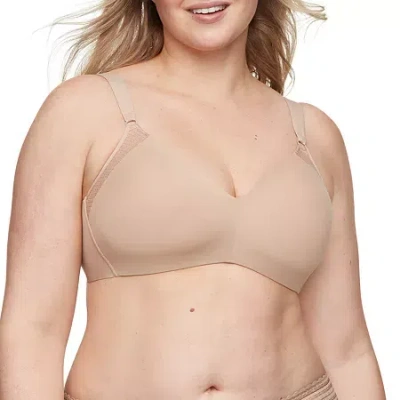Warner's Cloud 9 Super Soft Wireless Lift Comfort Bra Rn2771a In Brown
