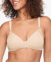 Warner's Warners Cloud 9 Super Soft Wireless Lift Comfort Bra Rn2771a In Toasted Al