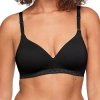 Warner's Cloud 9 Super Soft Wireless Lightly Lined Comfort Bra 1269 In Black