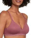 Warner's Warners Cloud 9 Super Soft Wireless Lightly Lined Comfort Bra 1269 In Fig