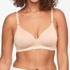 Warner's Cloud 9 Super Soft Wireless Lightly Lined Comfort Bra 1269 In Sand