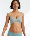 Warner's Easy Does It  Wire-free Bra In Potent Purple