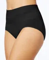 Warner's No Pinches No Problems Seamless Brief Underwear Rs1501p In Black