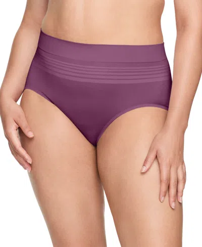 Warner's No Pinches No Problems Seamless Brief Underwear Rs1501p In Plum