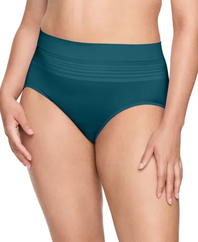 Warner's No Pinches No Problems Seamless Brief Underwear Rs1501p In Green
