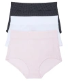 Warner's No Pinching. No Problems. Brief 3-pack In Dot,white,pink
