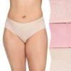 Warner's No Pinching No Problems Cotton Hipster 3pk- Ru4403p In Neutral