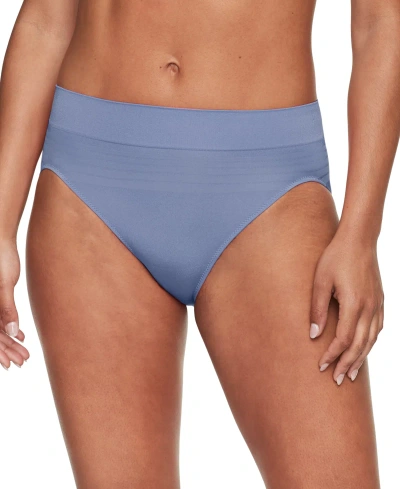 Warner's Warners No Pinching, No Problems Dig-free Comfort Waist Smooth And Seamless Hi-cut Rt5501p In Periwinkle