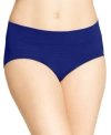 Warner's No Pinches No Problems Striped Hipster Underwear Ru0501p In Navy Ink