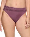 WARNER'S WARNERS NO PINCHING NO PROBLEMS DIG-FREE COMFORT WAIST WITH LACE MICROFIBER HI-CUT 5109