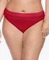 WARNER'S WARNERS NO PINCHING NO PROBLEMS DIG-FREE COMFORT WAIST WITH LACE MICROFIBER HI-CUT 5109
