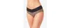 Warner's No Pinching No Problems Lace Hipster Underwear 5609j In Black Nude Swirl Print