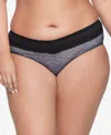 WARNER'S WARNERS NO PINCHING, NO PROBLEMS DIG-FREE COMFORT WAIST WITH LACE MICROFIBER HIPSTER 5609J