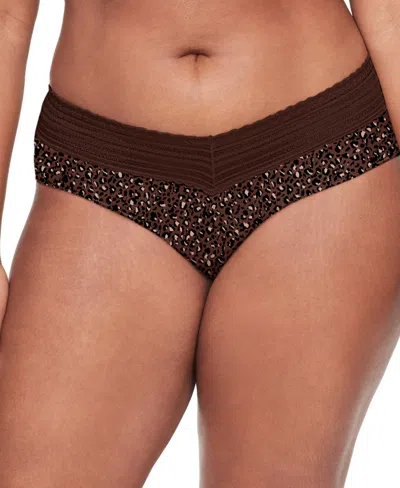 Warner's No Pinching No Problems Lace Hipster Underwear 5609j In Brown