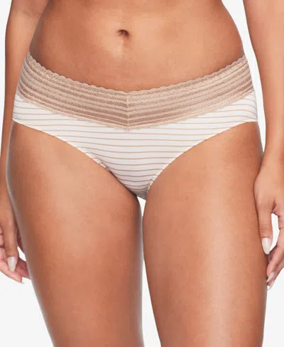 Warner's No Pinching No Problems Lace Hipster Underwear 5609j In Brown