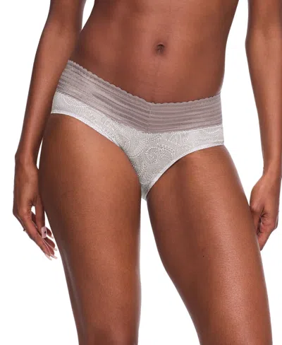 Warner's No Pinching No Problems Lace Hipster Underwear 5609j In White
