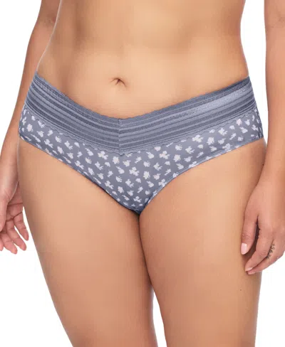 Warner's No Pinching No Problems Lace Hipster Underwear 5609j In Gray