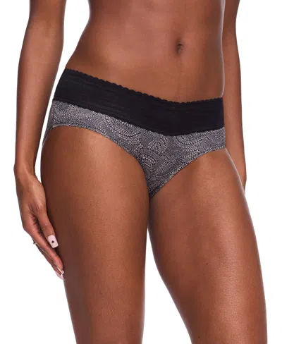 Warner's No Pinching No Problems Lace Hipster Underwear 5609j In Gray