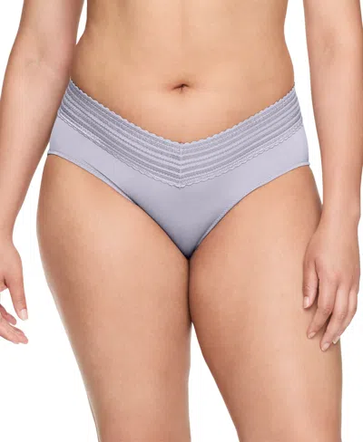 Warner's No Pinching No Problems Lace Hipster Underwear 5609j In Gray