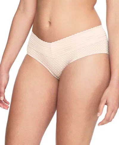 Warner's No Pinching No Problems Lace Hipster Underwear 5609j In Neutral