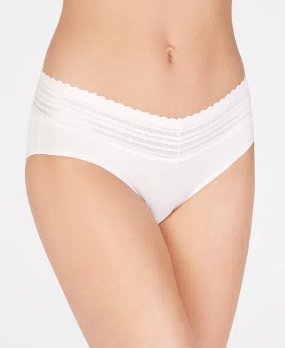 Warner's No Pinching No Problems Lace Hipster Underwear 5609j In White