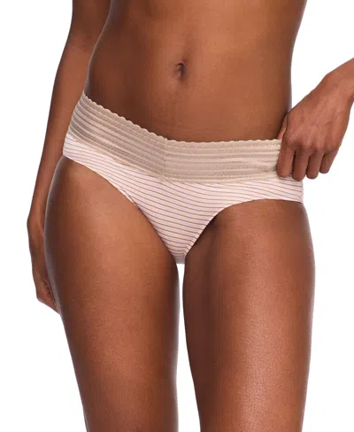 Warner's No Pinching No Problems Lace Hipster Underwear 5609j In Pink